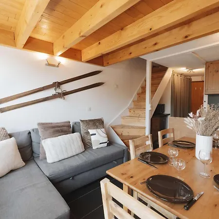 Appartement Duplex Authentique 6 Pers Au Cœur De Avec Balcon, Local à Ski, Et Box En Option - Fr-1-545-40 *